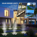 Solar Lights Outdoor,12 Pack Solar Lights Outdoor Waterproof,Solar Garden Lights Landscape Lighting for Outside Patio Pathway Yard Lawn Driveway Deck Step Walkway(White Light) by GreenHaven Gardens