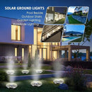 Solar Lights Outdoor,12 Pack Solar Lights Outdoor Waterproof,Solar Garden Lights Landscape Lighting for Outside Patio Pathway Yard Lawn Driveway Deck Step Walkway(White Light) by GreenHaven Gardens