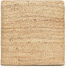 REDEARTH · Cube Pouf Foot Stool Ottoman - Jute Braided Pouffe Poof Accent Sitting - Set of 2 Footrest for The Living Room, Bedroom, Nursery, Patio, Lounge, Office - 14.5”x14.5”x16” - Natural by CozyNest Decor