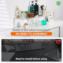 Acrylic Kitchen Cabinet Organizer Shelf, Spice Rack, Plate and Cupboard Storage Riser, Versatile Pantry Shelf, Durable Clear Countertop Organizer for Home and Kitchen(4 PCS) by CozyNest Decor