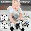Car Seat Toys for Babies 0-6 Months,Hanging Rattle Toys for Crib Mobile, Baby Spiral Hanging Stroller Black and White High Contrast Toys for Newborn 0 3 6 9 12 Months Baby Boys Girls (Zebra) by TinyTreasures Baby Boutique