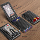 BULLIANT Men Wallet,Money Clip Wallet Slim For Gift Men 9Cards-Metal Credit Card Case in Magnetic Leather Flip by TinyTreasures Baby Boutique