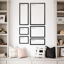 Personalized Dry Erase Framed Calendar – Customizable Chalkboard Style Wall Calendar – 18x24 or 24x36 – Non-Glare, Ready to hang dry erase calendar for wall, Made in the USA by TinyTreasures Baby Boutique