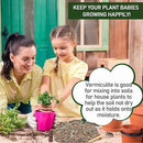 10QT Horticultural Vermiculite Bulk, Organic Vermiculite for Plants, Course Grade Vermiculite for Gardening, for houseplants, for Mushrooms, to Maintain Soil Moisture and Plant Growth(5-8mm) by GreenHaven Gardens