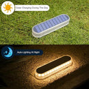 WILLED Solar Step Lights for Outside,4 Pack Warm White Solar Deck Lights Waterproof, Big Solar Charging Panel,Outdoor Solar Powered Lights for Steps,Stair,Dock,Driveway,Walkway,Sidewalk,Garden by GreenHaven Gardens