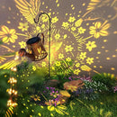 Solar Watering Can Outdoor Lights Garden Decor,Hummingbird Hanging Lantern Waterproof Landscape Lights Outside Decoration for Yard Porch Patio Pathway Gardening Gifts(with 32 inch Shepherd Hook) by GreenHaven Gardens