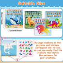 4 Pcs Paint by Sticker Books for Kids Ages 4-8 Sticker by Number Books Activity Book for Kids Ages 3-5 Sticker Puzzle Book Craft Art Toddler Girls Gift with Dinosaur Unicorn Ocean Animal 32 Pictures by TinyTreasures Baby Boutique