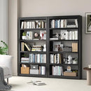 Metal Bookshelf Adjustable - 61" Tall Black Bookcase, 5 Tier Book Shelf, Tooless Assembly Book Case, Modern Bookshelves and Bookcases for Home Office, Living Room, Bedroom, Library by CozyNest Decor