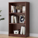 Bookshelf, Open Modern Bookshelf, 3 Shelf Bookcase with Freestanding Display Storage, Wooden Book Shelf for Bedroom, Living Room, Dinning Room, Office,Deep Brown by CozyNest Decor