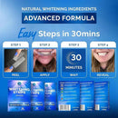 Whitening Strips for Sensitive Teeth 7 Treatments, Mint – Enamel Safe, Peroxide-Free Coconut Teeth Whitening Strips with Natural Enzymes – Gentle White Stips for Sensitive Gums & Daily Oral Care