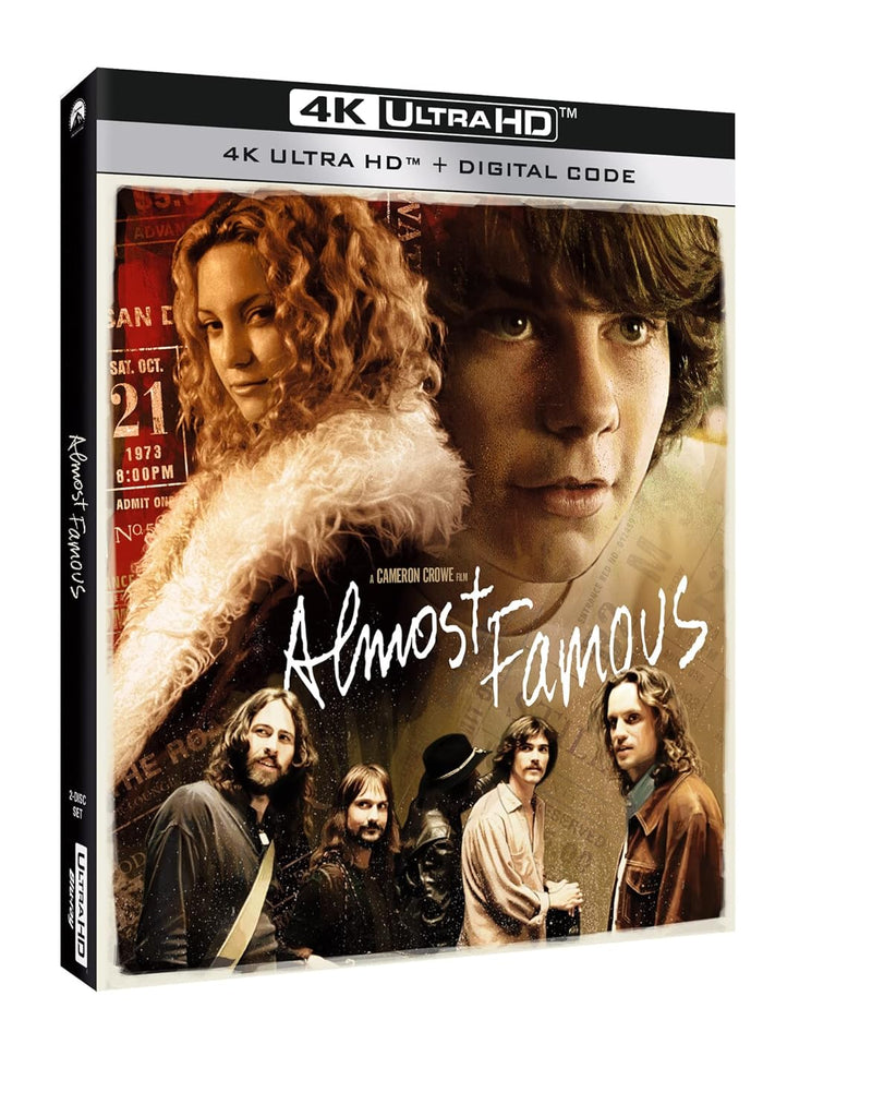 Almost Famous [4K ULTRA HD BLU-RAY + DIGITAL DOWNLOAD]