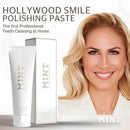 Mint Hollywood Smile polishing Paste with whitening Effect (1x 75 ml) - Professional Teeth Cleaning at Home - Effective deep Cleaning - Smooth, White Teeth - Microplastic-Free - by Dr. Mintcheva by CozyNest Decor