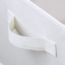 HOONEX Storage Bins with Lids for Organizing, Pack of 2, Storage Boxes with 2 Carrying Handles and Sturdy Heavy Cardboard, 16.5" L x 11.8" W x 7.5" H for Shoes, Books, Clothes, Nursery, White by TinyTreasures Baby Boutique