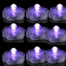 Bright LED Floral Tea Light Vase Submersible Lights for Party Wedding (Purple, 30 Pack) by GreenHaven Gardens