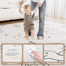 59x59 Baby Play Mat, Foldable Baby Mat for Floor Tummy Time and Crawling Mat, Waterproof & Anti-Slip Reversible Portable Play Mat for Toddler Infant by TinyTreasures Baby Boutique