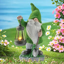 Elenon Garden Gnome Decor Solar Lights, Solar Elf Garden Figurines Outdoor Decorative, Solar Yard Art Garden Sculptures & Statues for Patio Yard Pathway by GreenHaven Gardens