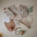 mushie Silicone Baby Bib | Adjustable Fit Waterproof Bibs (Bees) by TinyTreasures Baby Boutique