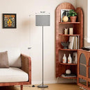 Ambimall 60'' Modern Floor Lamp with Shade, Tall Lamps for Living Room, Bedroom, Office, Dining Room, Gray Shade with Deep Gray Pole(Without Bulb) by CozyNest Decor