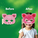Skillmatics Poke-in Art - Animal Masks, Mess-Free Fun for Kids, DIY Wood Craft Kits, Creative Activity, Gifts for Girls & Boys Ages 4, 5, 6, 7, 8, 9 by TinyTreasures Baby Boutique