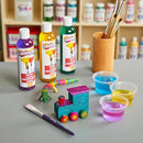Colorations Paraben-Free Glitter Liquid Watercolor Paint, Set of 8 Vibrant Colors, 8 fl oz, Non-Toxic and Made in The USA by TinyTreasures Baby Boutique
