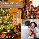 Small Wind Chimes for Outside, 28 Inches Wind Chimes Outdoor Tuned Soothing Melody, Sympathy Wind Chimes for Mom/Housewarming, Bronze Wind Chimes Outside Decoration. by CozyNest Decor
