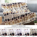 CASAAGUSTO Boho Sherpa Throw Blanket, Aztec King Size Blanket, Ultra Soft, Warm, Cozy, Plush, Thick Fleece Bohemian Throw Blanket for Couch, Bed, Sofa (Khaki 108 * 90 Inch) by CozyNest Decor