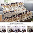 CASAAGUSTO Boho Sherpa Throw Blanket, Aztec Queen Blanket, Ultra Soft, Warm, Cozy, Plush, Thick Fleece Bohemian Throw Blanket for Couch, Bed, Sofa (Khaki 90 * 90 Inch) by CozyNest Decor