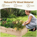 HAPPYGRILL Raised Garden Bed, Wooden Planter Raised Bed w/2 Garden Boxes, 7 Compartments, DIY Painting Available, Elevated Planter Box for Patio Garden Backyard Lawn Gardening, 90” x 25” x 10” by GreenHaven Gardens