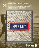 Hurley Men's Straw Hat - Bayside Lifeguard Straw Sun Hat by GreenHaven Gardens