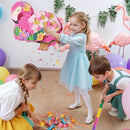 WERNNSAI Flamingo Piñata - Pink Piñata Bundle with Blindfold and Bat for Girls Kids Tropical Flamingo Theme Birthday Party Supplies Summer Pool Party Decorations for Fiestas Baby Shower by TinyTreasures Baby Boutique