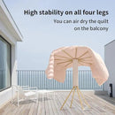JOOM Four Legs Clothes Drying Rack, Garment Rack Portable and Foldable Space Saving Laundry Drying Rack - Drying Rack Floor Folding Balcony Bedroom Solid Invisible Household by CozyNest Decor
