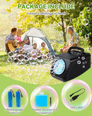 Bubble Machine Rotating Bubble Maker for Kids - 20000+ Big Bubbles Per Minute Bubbles for Toddlers 1-3| Rechargeable Atomatic Bubble Blower for Indoor Outdoor Party Weeding by TinyTreasures Baby Boutique