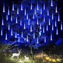 High Brightness 10 Tube 540 LED 20 Inch Meteor Shower Rain Lights Cascading Falling Rain Outdoor Lights for Christmas Roof Eaves Tree Decoration Icicle Raindrop by GreenHaven Gardens