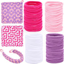PREBOX 10’’ Potholder Weaving Loom Kit Refill Loops, DIY Crafts Supplies for Kids & Beginners, 112 Colorful Loops to Make 2 Large Pot Holders by TinyTreasures Baby Boutique