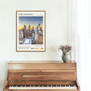 StudioUBILA Philadelphia Wall Art Poster, Decorative Cityscape Landscape Art Prints, Home Decor Wall Art Print for Bedroom Living Room Kitchen Decorations, Unframed by CozyNest Decor