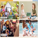 Travel Potty for Toddler, Portable and Foldable Toilet, Apply to Seat Emergency Toilet for Car, Camping, Outdoor, Indoor (green, small) by TinyTreasures Baby Boutique