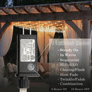 Eueasy LED Net Lights, 360 LED 12x12FT with Timer & 8 Lighting Modes, Outdoor Net Lights for Gazebo, Bush, Wedding, Holiday by GreenHaven Gardens