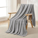 Joydeco Chunky Cable Knit Throw Blanket, Lightweight 100% Cotton Soft Cozy Throw Twin Blanket for Couch Bed and Sofa, Rustic Breathable Farmhouse Blanket Gift for Women Men(Grey, 60"x80") by CozyNest Decor