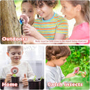 2 in 1 Kids Microscope with Bug Catcher,HD 500X Digital Microscope for Kids with 2" Screen,Photo and Video,STEM Educational Science Kit Learning Toys for Age 3-12 Girls & Boys Birthday Gifts (Pink) by TinyTreasures Baby Boutique