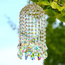 Crystal Chandelier Wind Chimes Suncatcher Pendant, Aurora Light Catcher for Window Indoor Outdoor Ornament, Gift for Mothers Day Christmas Day by GreenHaven Gardens