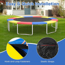 Giantex Trampoline Pad, 8ft 10ft 12ft 14ft 15ft 16ft Trampoline Replacement Safety Pad, No Holes for Pole, Waterproof Trampoline Accessories Spring Cover by TinyTreasures Baby Boutique