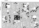 Halloween Window Skeleton Clings – 8 Sheets of Extra Large Cute and Scary Skeletons, Ghosts, and Bats for Home, School, Car Windows, Office, and Party Decor by CozyNest Decor