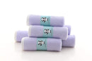 HIPHOP PANDA Baby Washcloths, Rayon Made from Bamboo - 2 Layer Ultra Soft Absorbent Newborn Bath Face Towel - Reusable Baby Wipes for Delicate Skin - Purple, 6 Pack by TinyTreasures Baby Boutique