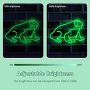 Lampeez Frog Neon Sign, Frog Lamp Wall Decor, Dimmable LED Neon Art Signs USB Powered, for Man Cave, Home, Patio, Garden, Bars, Stores, Clubs, Ideal Gift for Friends, Family and Kids by GreenHaven Gardens