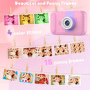 Kids Camera with Flip-up Lens for Selfie & Video, HD Digital Camera with 32GB SD Card, Ideal for 3-8 Years Old Girls Boys on Birthday Christmas Party as Gift(Pink) by TinyTreasures Baby Boutique