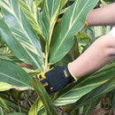 HLDD HANDLANDY Garden Gloves Men, Leather Work Gloves for Men & Women, Cowhide Gardening Gloves Utility Work Gloves for Mechanics, Construction, Driver (M, Yellow) by GreenHaven Gardens