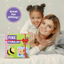 jackinthebox Poke Poke Art – Bugs Theme, Mess-Free Fabric Art and Craft, Flower Pressing Kits, Gift for Kids, Toys for Girls and Boys Ages 4 5 6 7 8 by TinyTreasures Baby Boutique