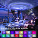 ENOKIK Galaxy Projector, Star Aurora Projector Built-in Bluetooth Speaker, Night Light for Kids Adults, White Noise Light for Home Decor/Relaxation/Party/Music/Gift (White) by TinyTreasures Baby Boutique