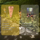 DIBIEECN 4 Pack Butterfly Solar Garden Pathway Lights Outdoor,Metal Garden Decorations Outdoor Lights with Patterns and Warm Light,Waterproof Landscape Lighting for Path Patio Backyard Yard by GreenHaven Gardens