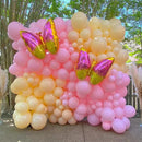 130pcs Pink Balloons Different Sizes 18" 12" 10" 5" Party Latex Balloons for Birthday Baby Shower Wedding Anniversary Princess Theme Party Decorations by CozyNest Decor